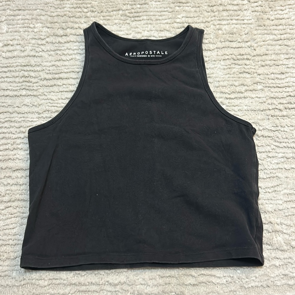 Black crop top